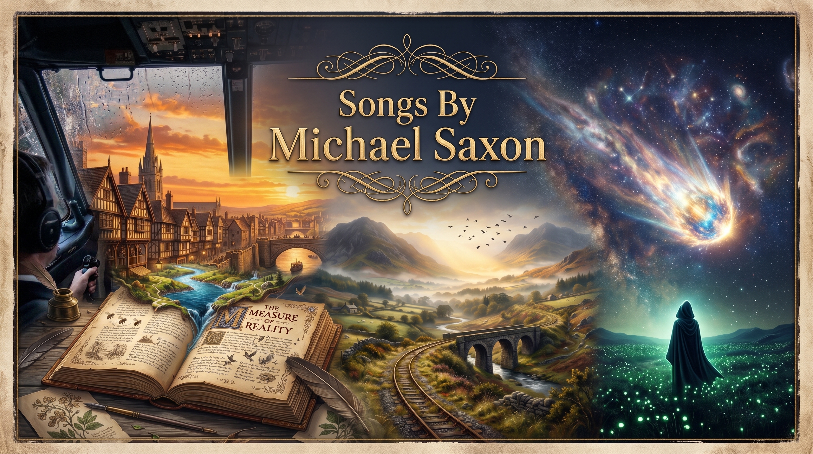 Songs by Michael Saxon Banner